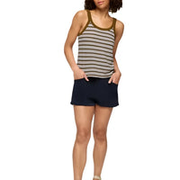 WOMEN'S PRANA COZY UP TANK | RETRO OLIVE STRIPE