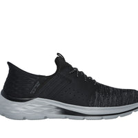 MEN'S SKECHERS SLIP-INS RELAXED FIT: GARNER - NEWICK | BLACK