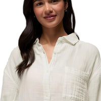 WOMEN'S PRANA HIDEAWAYS BUTTON DOWN TOP | ALBA