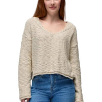 WOMEN'S PRANA SUNSHINE SUNSET SWEATER | BEACH PEBBLE