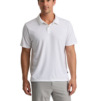 MEN'S FREE FLY ELEVATE POLO | BRIGHT WHITE