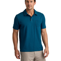 MEN'S FREE FLY BAMBOO CURRENT POLO | LEGION BLUE