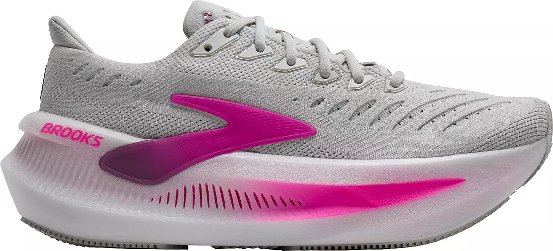WOMEN'S BROOKS GLYCERIN MAX 2 | OYSTER / ARGYLE / CYBER PINK WOMEN'S BROOKS GLYCERIN MAX 2 | OYSTER / ARGYLE / CYBER PINK