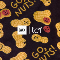 MEN'S SAXX VIBE XTRA SOFT COMFORT BOXER BRIEF 6" | GO NUTS | BLACK