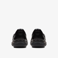 WOMEN'S CLARKS LYNELL SLIP | BLACK LEATHER