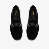 WOMEN'S CLARKS LYNELL BAY | BLACK SUEDE
