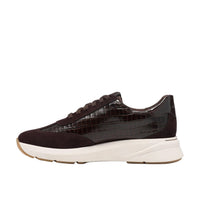 WOMEN'S CLARKS CODE R RUN | DARK BROWN COMBI