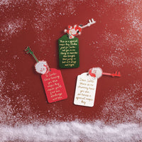 MUDPIE SANTA MAGIC KEY TAGS