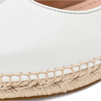 WOMEN'S COLE HAAN CLOUDFEEL ASBURY MARY JANE BALLET FLATS | WHITE LEATHER