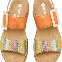 WOMEN'S REMONTE JOCELYN 62 | GOLD-MULTI | ORANGE