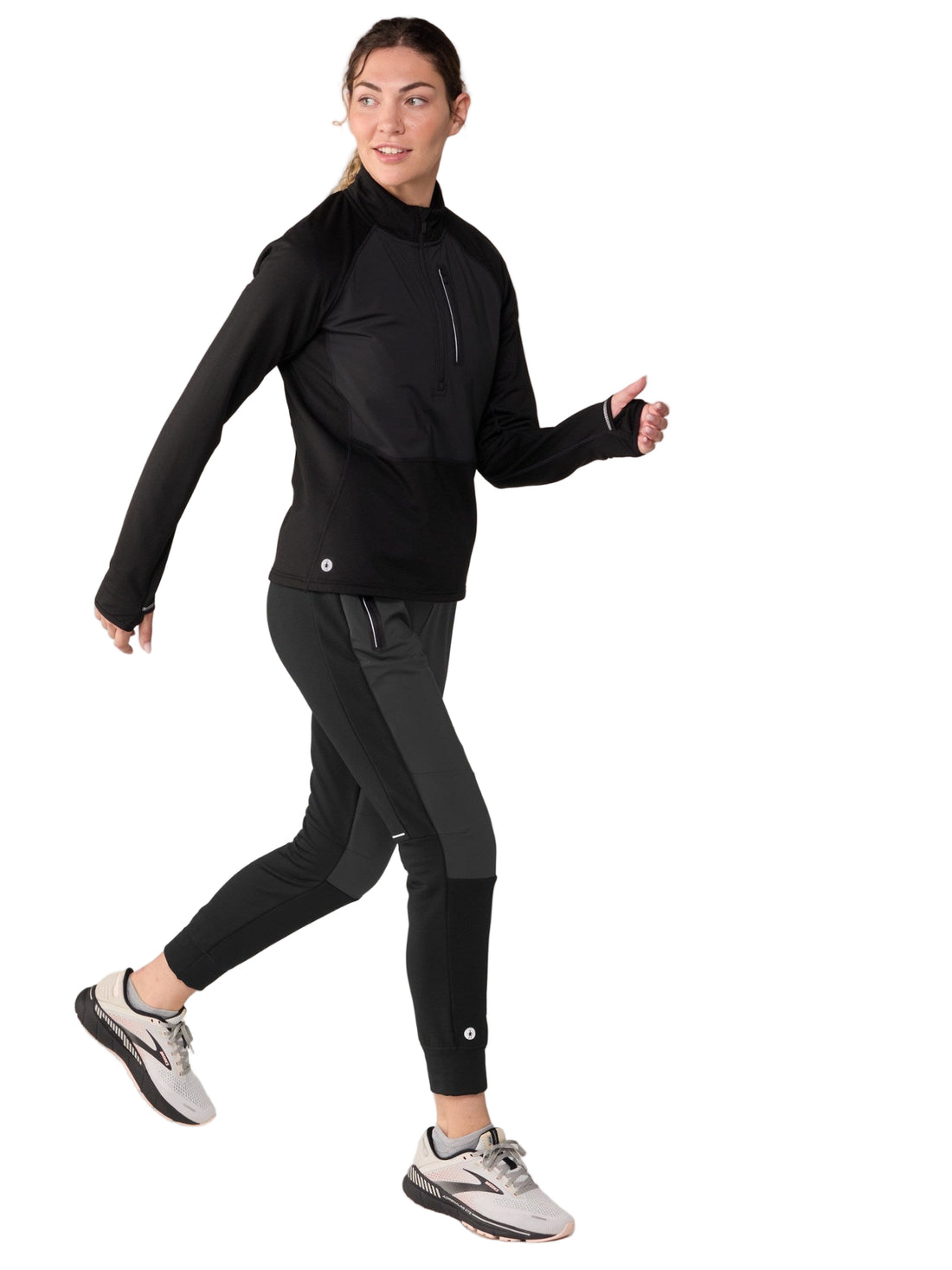 WOMEN'S SMARTWOOL ACTIVE FLEECE WIND PANT | BLACK