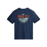 MEN'S FREE FLY BLUE EDGE POCKET TEE | TRUE NAVY