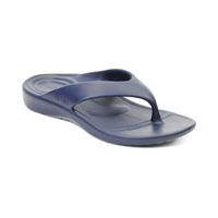 MEN'S AETREX MAUI ORTHOTIC FLIPS | NAVY