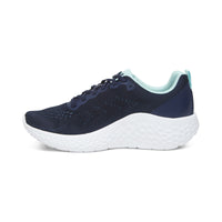 WOMEN'S AETREX DANIKA ARCH SUPPORT SNEAKER | NAVY