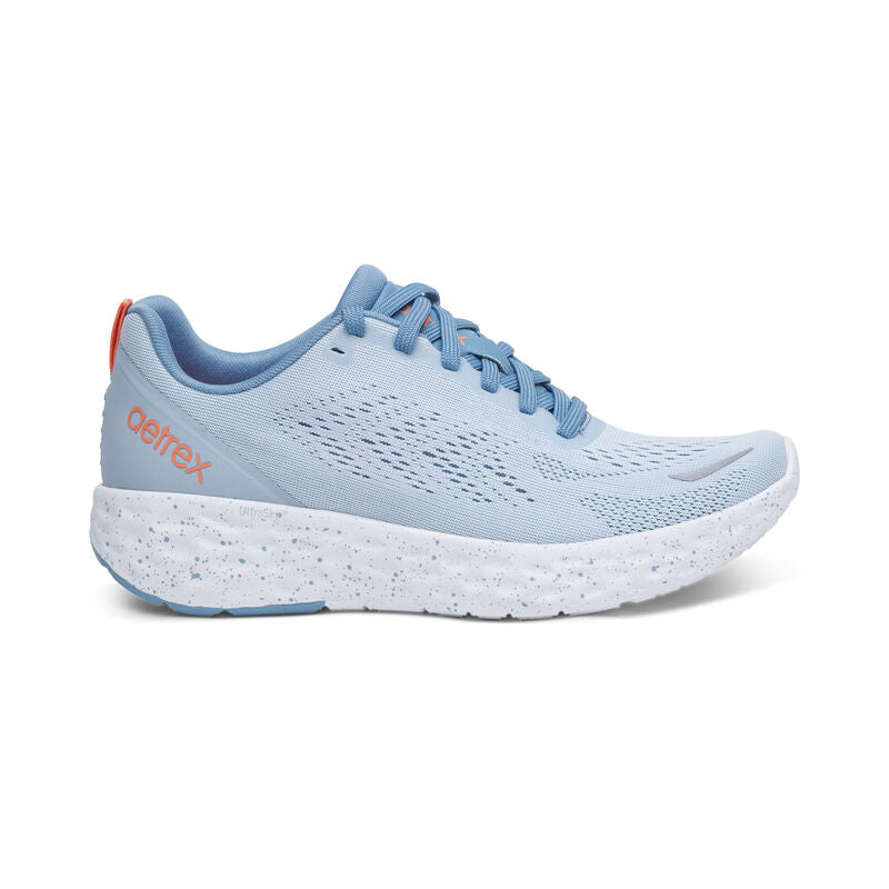 WOMEN'S AETREX DANIKA ARCH SUPPORT SNEAKER | LIGHT BLUE