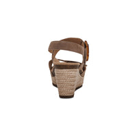 WOMEN'S AETREX ASHLEY ARCH SUPPORT WEDGE SANDAL | TAUPE