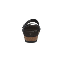 WOMEN'S AETREX DAISY ADJUSTABLE SLIDE | BLACK