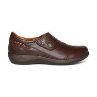 WOMEN'S AETREX KARINA MONK STRAP | BROWN