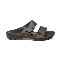 MEN'S AETREX MILOS ORTHOTIC SLIDES | BLACK