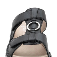 WOMEN'S ARA HERRA SLIDE SANDAL | BLACK