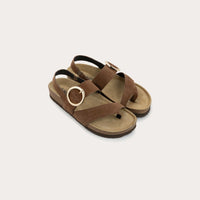 WOMENS NAOT BALTIMORE SANDAL | BROWN CEDAR SUEDE
