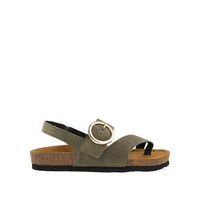 WOMENS NAOT BALTIMORE SANDAL | HUNTER GREEN SUEDE