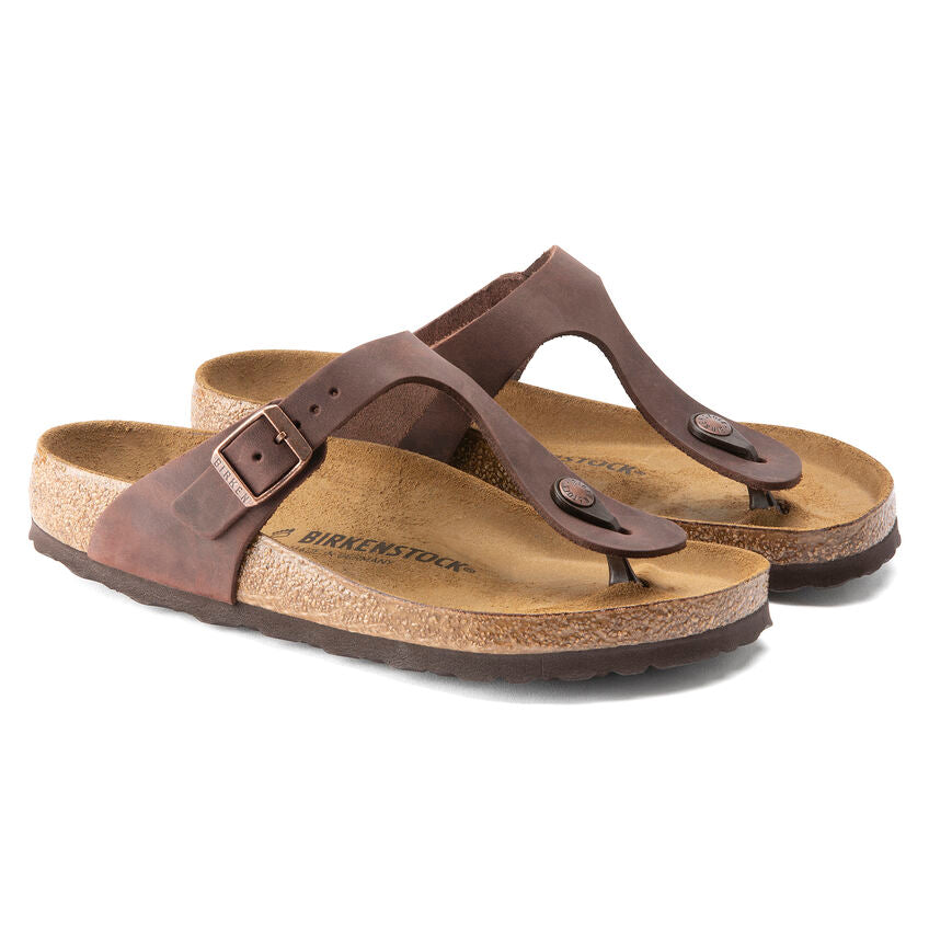 WOMEN'S BIRKENSTOCK GIZEH | HABANA OILED LEATHER