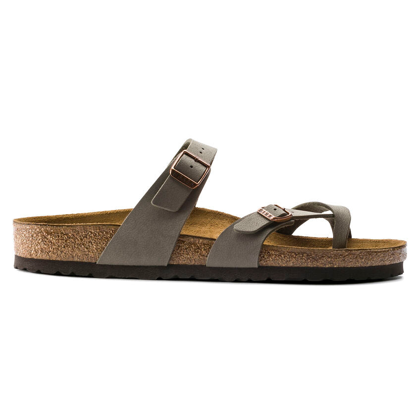 UNISEX BIRKENSTOCK MAYARI BIRKIBUC | STONE – Randy's Shoes