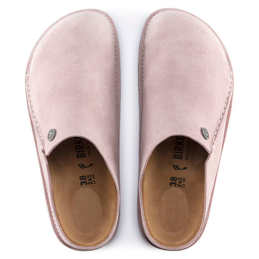 UNISEX BIRKENSTOCK ZERMATT PREMIUM SUEDE CLOG |  LAVENDER / BLUSH
