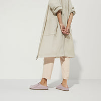 UNISEX BIRKENSTOCK ZERMATT PREMIUM SUEDE CLOG | LAVENDER / BLUSH
