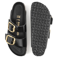 WOMEN'S BIRKENSTOCK ARIZONA BIG BUCKLE SANDAL | HIGH SHINE BLACK