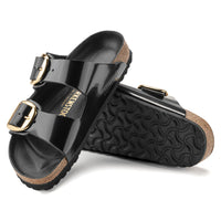 WOMEN'S BIRKENSTOCK ARIZONA BIG BUCKLE SANDAL | HIGH SHINE BLACK