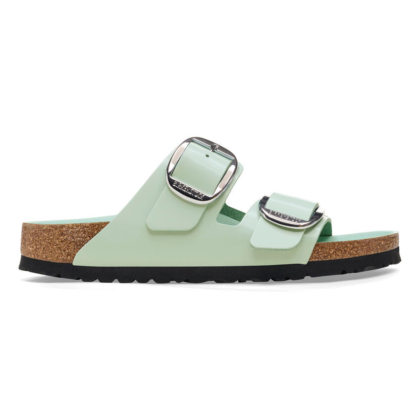 WOMEN'S BIRKENSTOCK ARIZONA BIG BUCKLE | HIGH SHINE SURF GREEN