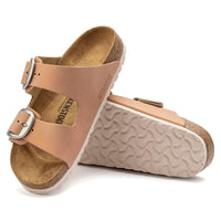 WOMEN'S BIRKENSTOCK ARIZONA BIG BUCKLE | WASHED METALLIC CORAL