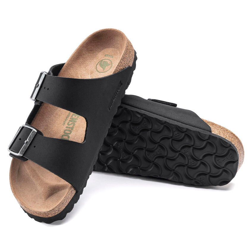UNISEX BIRKENSTOCK ARIZONA VEGAN BIRKIBUC | BLACK