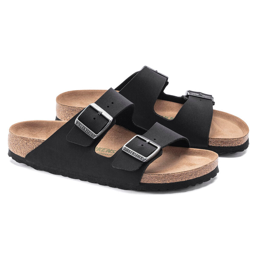 UNISEX BIRKENSTOCK ARIZONA VEGAN BIRKIBUC | BLACK