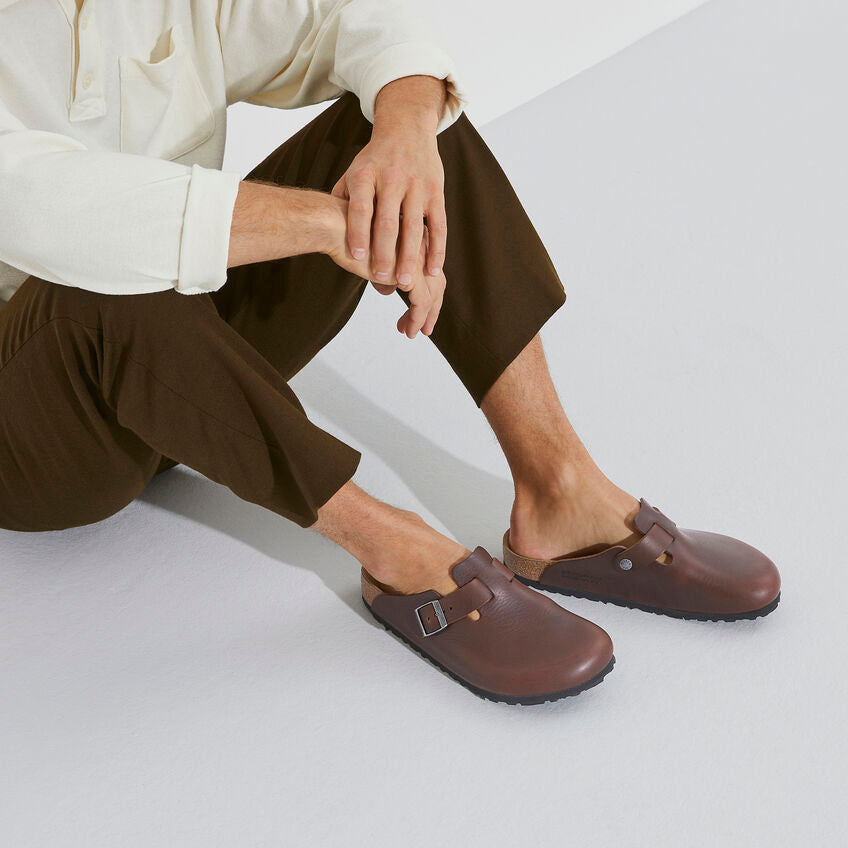 MEN'S BIRKENSTOCK BOSTON GRIP | VINTAGE WOOD ROAST