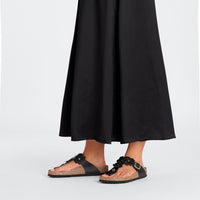 WOMEN'S BIRKENSTOCK GIZEH FLOWER | BLACK