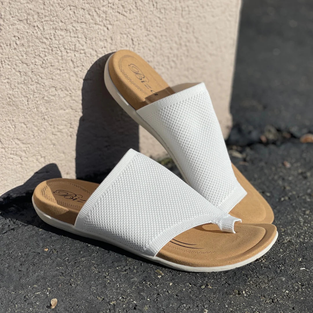 WOMEN'S BIZA LAVISH SANDAL | WHITE