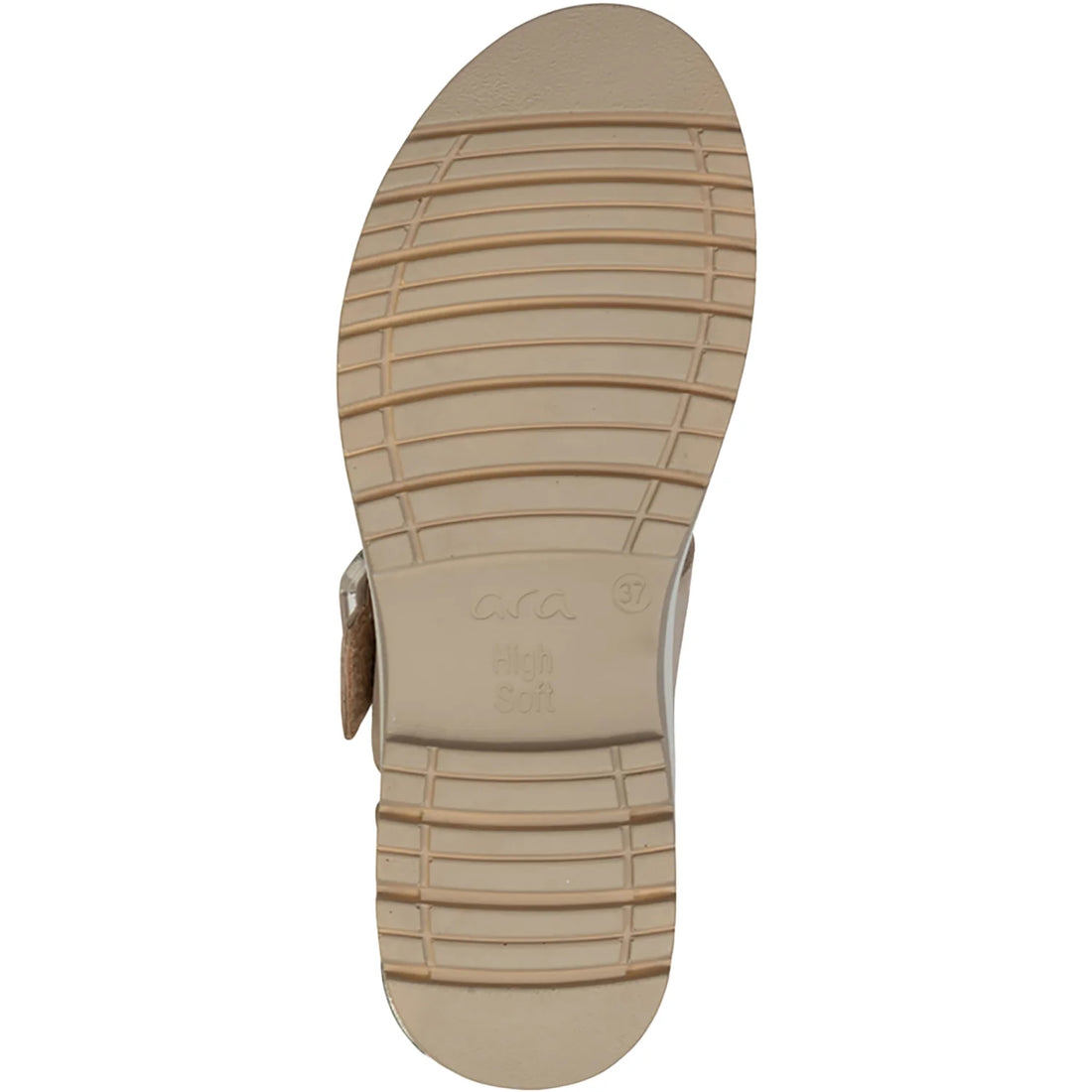 WOMEN'S ARA MARBELLA SANDAL | SAND / METALLIC LEATHER 09