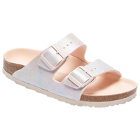 WOMEN'S BIRKENSTOCK ARIZONA VEGAN MICROFIBER | IRIDESCENT LIGHT ROSE