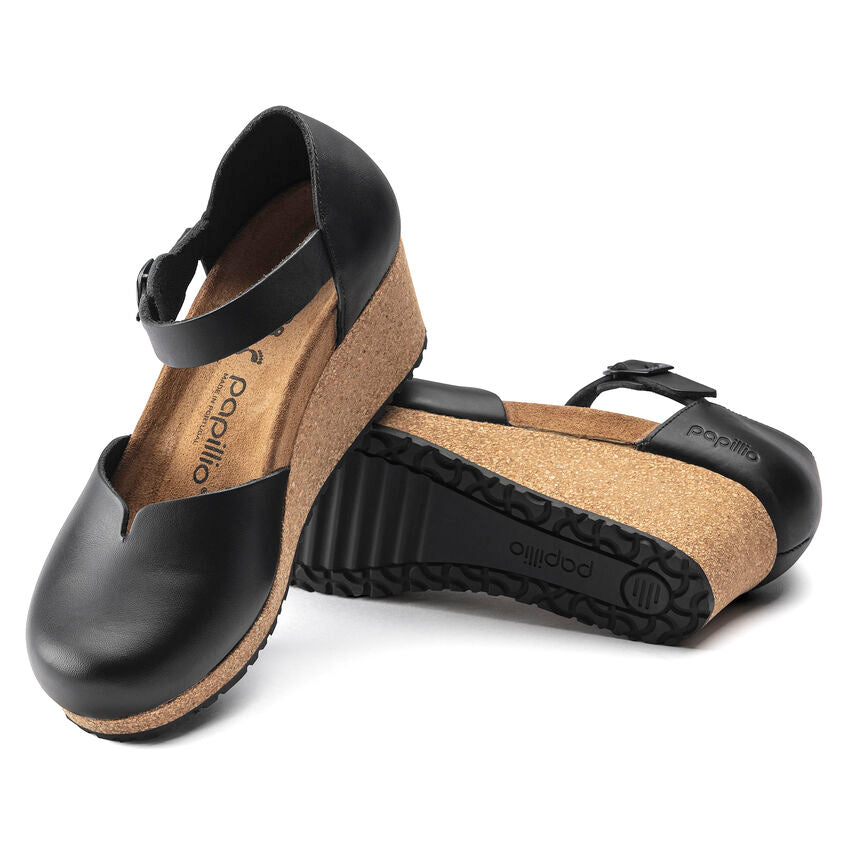 WOMEN'S PAPILLIO BY BIRKENSTOCK MARY WEDGE SANDAL | BLACK