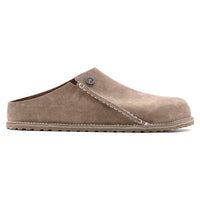 UNISEX BIRKENSTOCK ZERMATT PREMIUM SUEDE CLOG | GRAY TAUPE