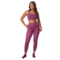 WOMEN'S TAVISCULPT HIGH WAISTED POCKET 7/8 LEGGINGS | FANFARE