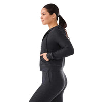 WOMEN'S TAVI SOFTTEC ZIP HOODIE | MIDNIGHT MELANGE SPACE DYE