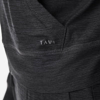 WOMEN'S TAVI SOFTTEC ZIP HOODIE | MIDNIGHT MELANGE SPACE DYE