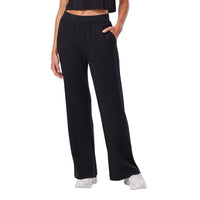 WOMEN'S TAVILUXE COZY WIDE LEG TROUSER | EBONY