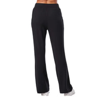 WOMEN'S TAVILUXE COZY WIDE LEG TROUSER | EBONY