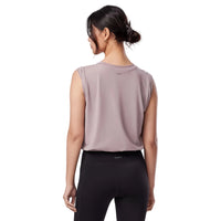 WOMEN'S TAVI SOFTTEC CROP TIE TEE | LAVENDER MIST