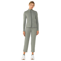 WOMEN'S TAVI MODERN ZIP JOGGER | LEAF